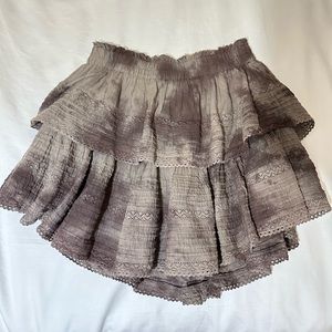 aerie tiered ruffle skirt